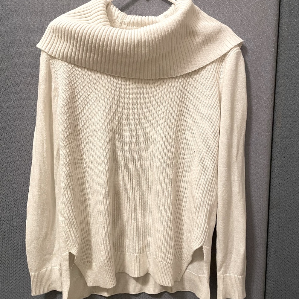 White Micheal Kors Swoop Neck sweater
